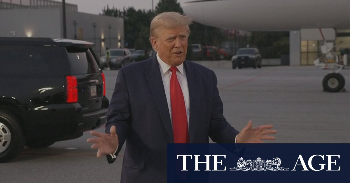 Trump addresses the media after fourth indictment