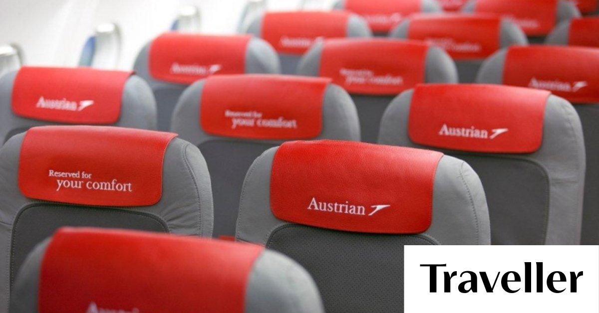 Airline review Austrian Airlines economy class