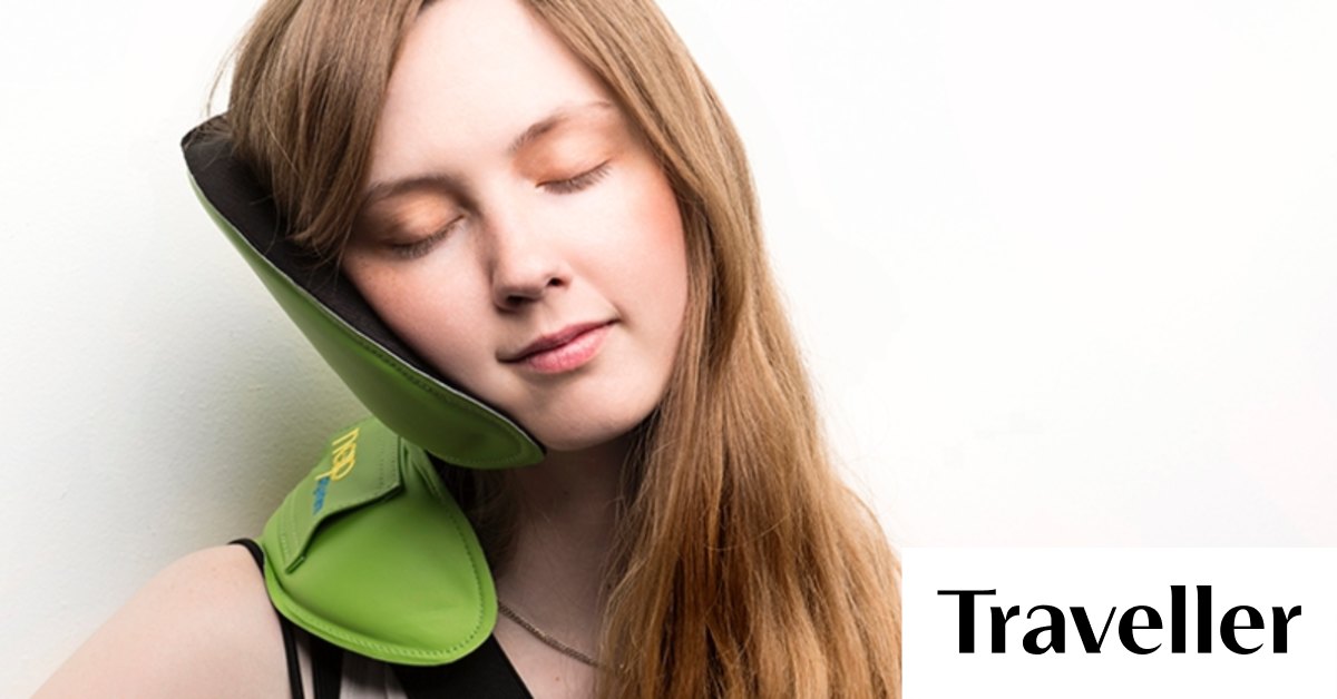 NapAnywhere travel pillow claims it will let you sleep anywhere