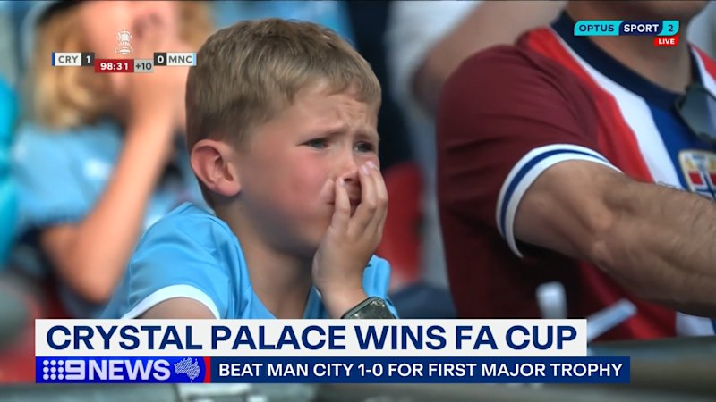 Tears of joy as Palace win FA Cup