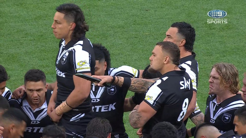 Enforcers lead spine-tingling Haka