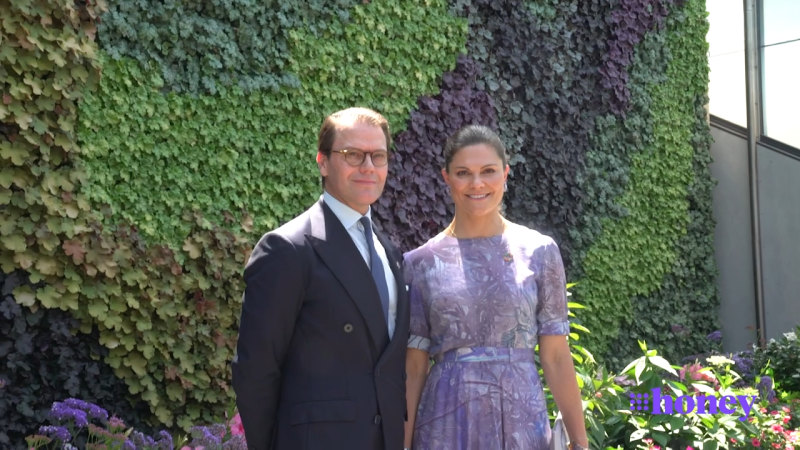 Sweden's Crown Princess Victoria and Prince Daniel visit Sydney