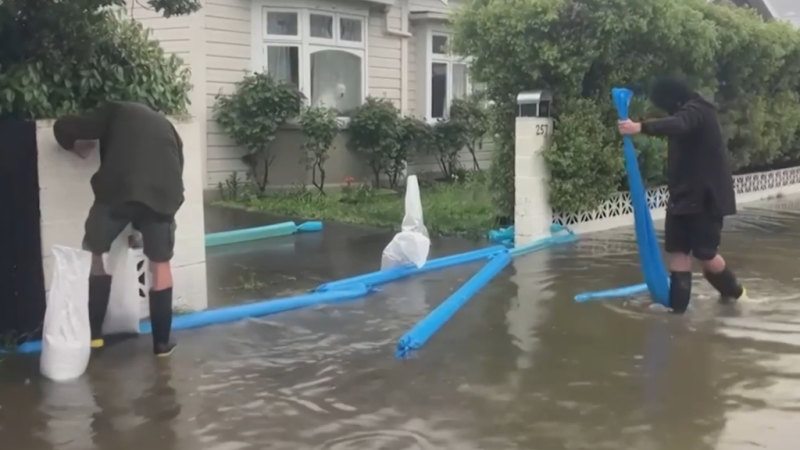 New Zealand city cops wettest day in 100 years