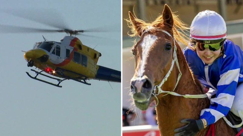 South Australian jockey recovering from fall after horse suffers heart attack