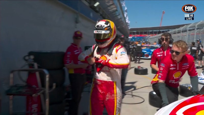 Kostecki vomits on way to pole