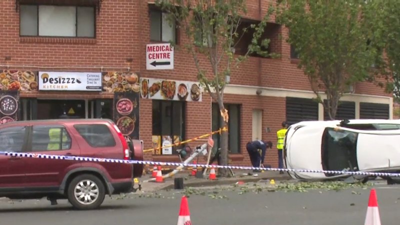 Three men fighting for life after being struck by car in Sydney’s west
