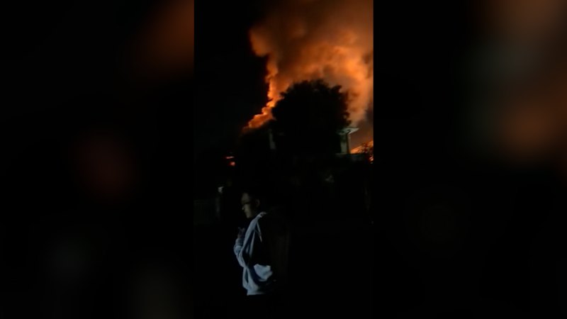 Gas bottle behind suspicious explosion