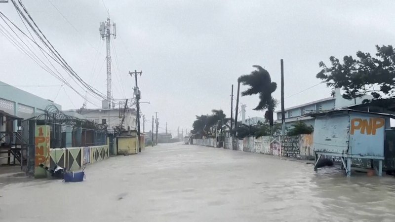 A drive through Kingston's flooded streets