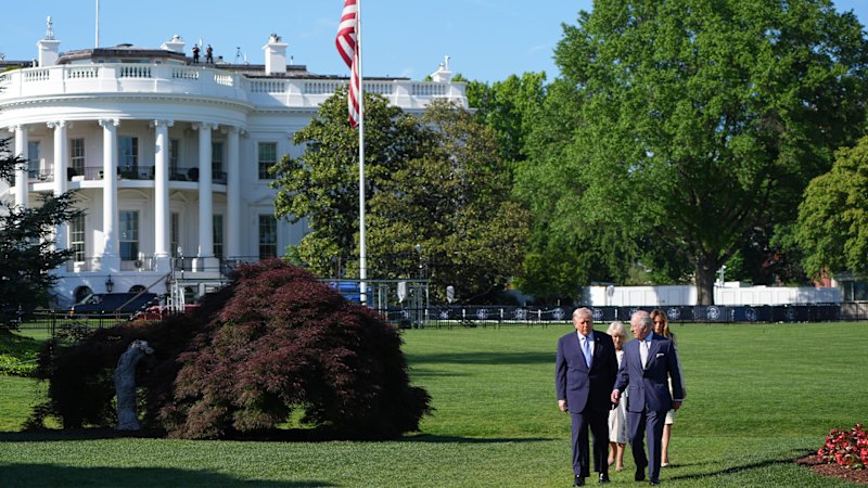King Charles III and Queen Camilla arrive in the US for state visit