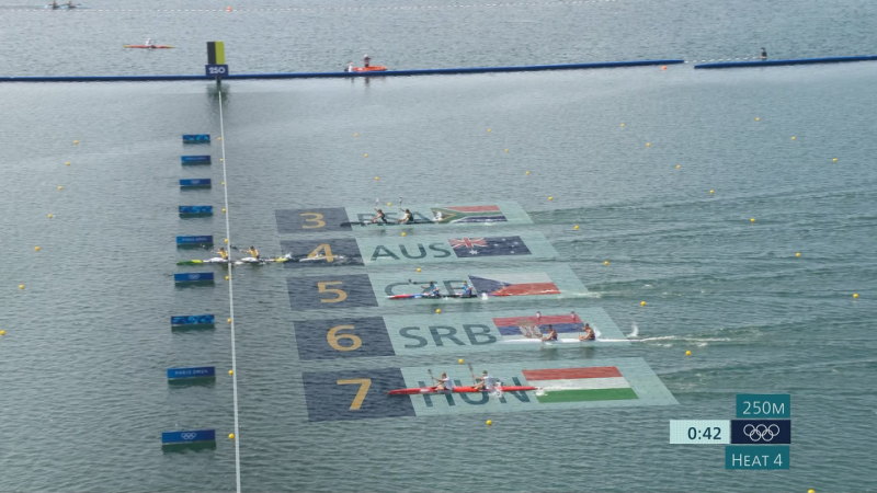 Aussies put down sizzling canoe sprint heat