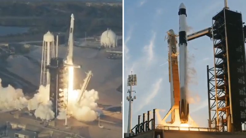SpaceX launches rescue mission for NASA's stuck astronauts