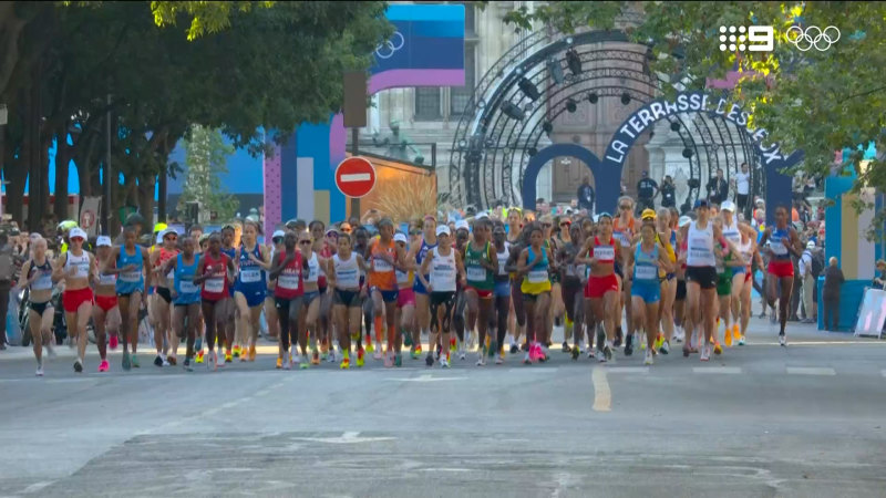 Women’s marathon gets underway