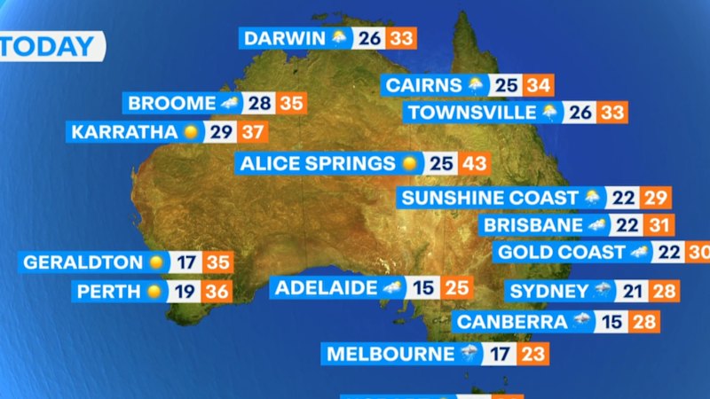 National Weather Forecast for Thursday January 15