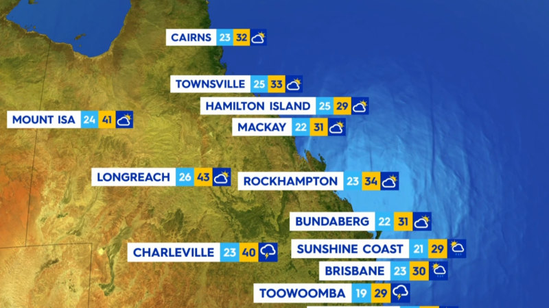 National weather forecast for Sunday November 10