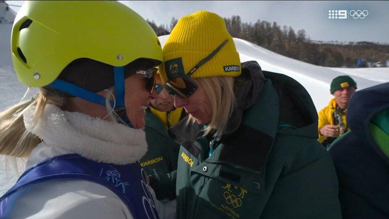 Scott’s teary embrace