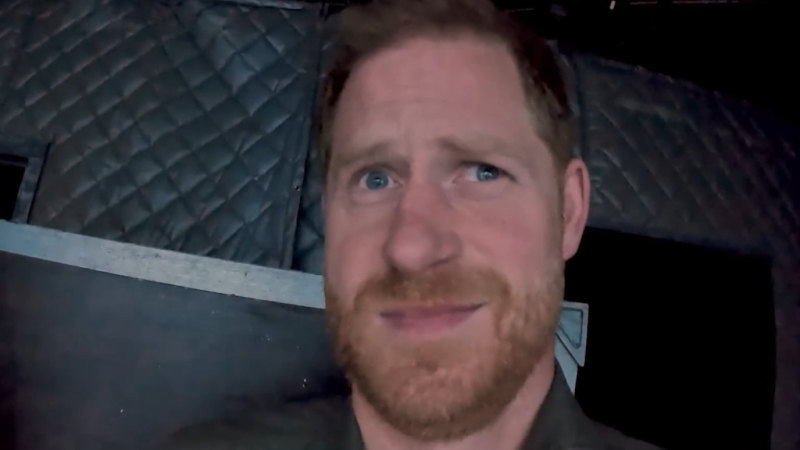 Prince Harry screams in fear in surprise talkshow cameo