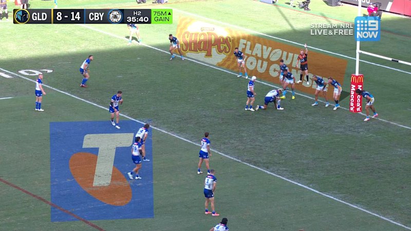 NRL Highlights: Titans v Bulldogs - Round 9