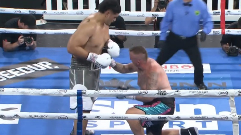 Leapai Jr's power stops Johnson