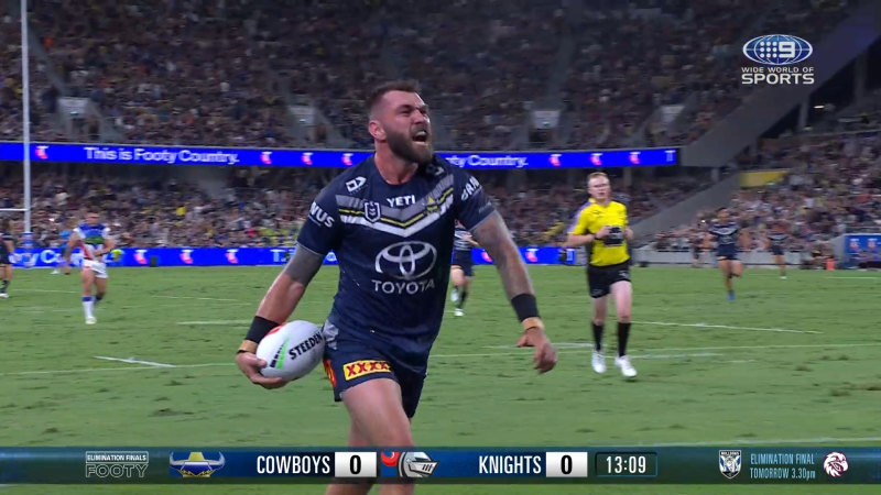 Feldt intercept leads to 85m try