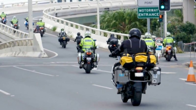 Queensland police officer killed in a motorcycle crash during charity ride