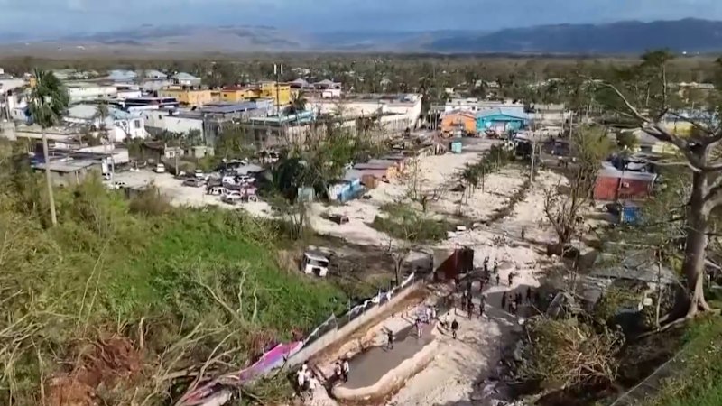More than 30 killed in Caribbean from Hurricane Melissa