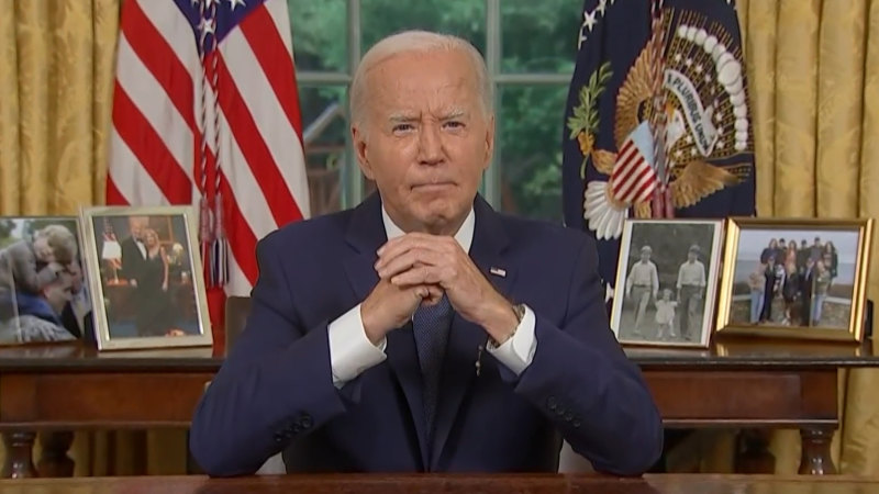 Biden addresses US after Trump shooting.