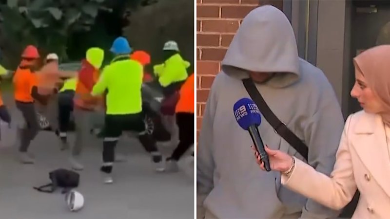 Father and son arrested as alleged 'ringleaders' of mass tradie brawl