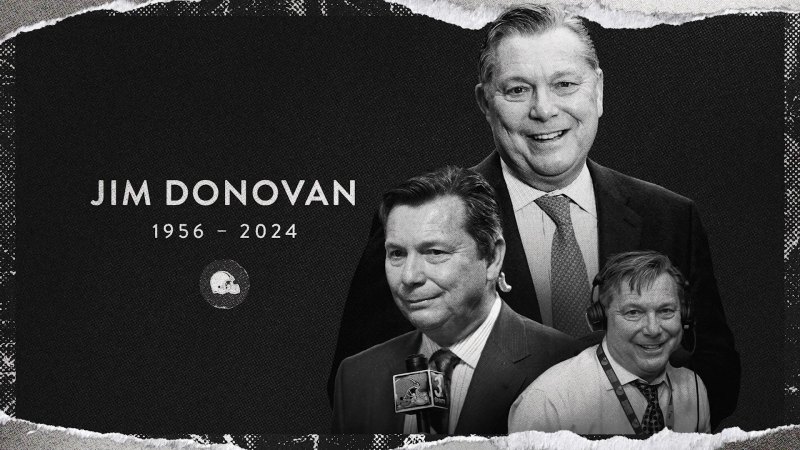 Cleveland Browns announcer Jim Donovan remembered after death aged 68