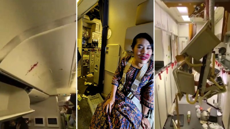 Passenger dies, dozens injured after Singapore Airlines flight hit severe turbulence