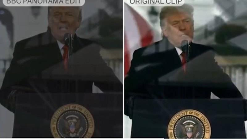 The BBC's misleading edit of Trump's speech