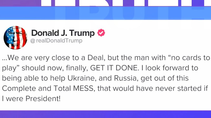 Trump pushes Ukraine to accept Russian control of Crimea