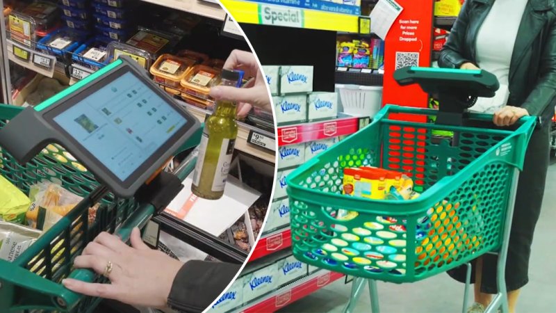 Scan groceries as you shop in new Woolworths trial