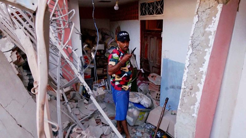 Houses damaged in US attack on Venezuela