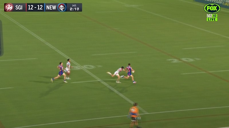 Teenager chases down Knights star