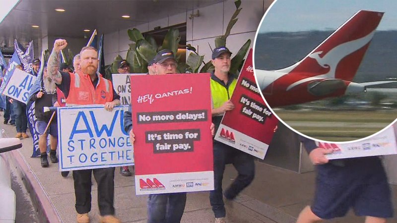 Qantas engineers to hold strike action, but passengers will not be impacted