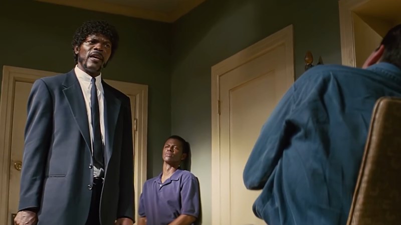 Samuel L Jackson in Pulp Fiction