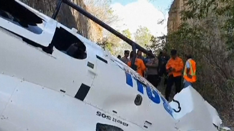 Aussie tourist survive after Bali helicopter crashes