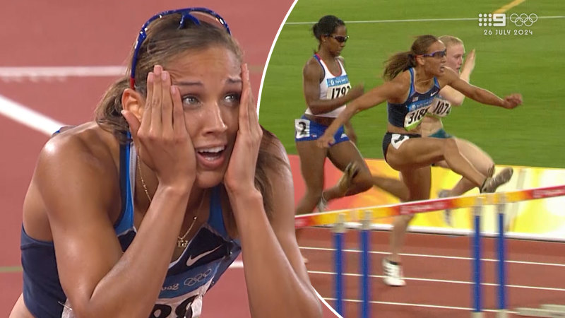 American hurdler’s costly trip