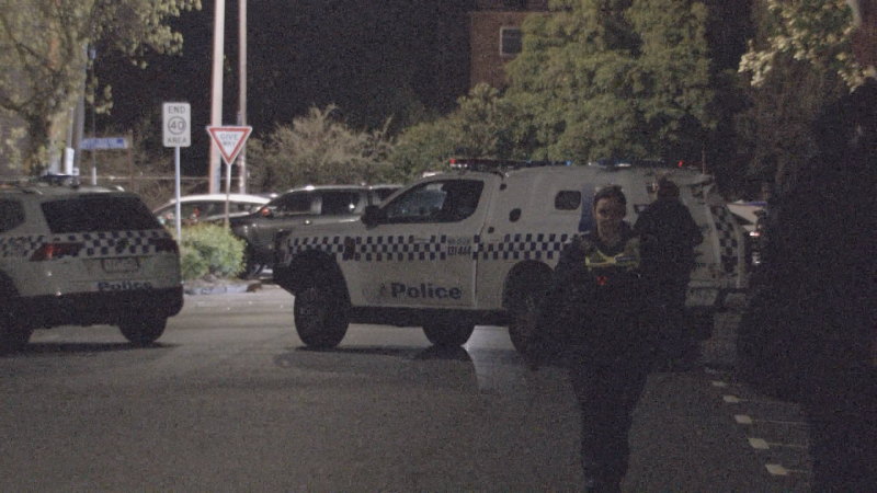 Police locked in tense stand-off with man in Melbourne