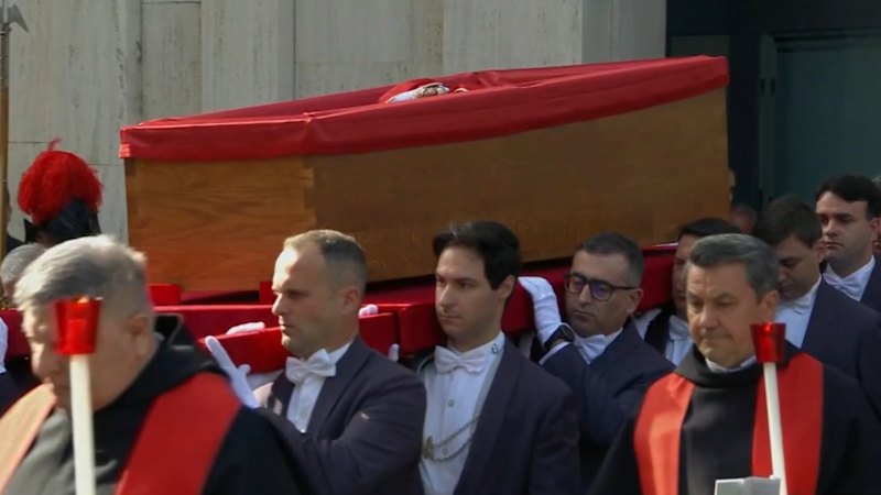 Pope Francis to be moved to St Peter's Basilica