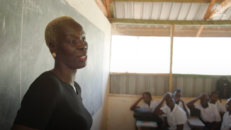 Nyadol Nyuon returning to Kakuma refugee camp