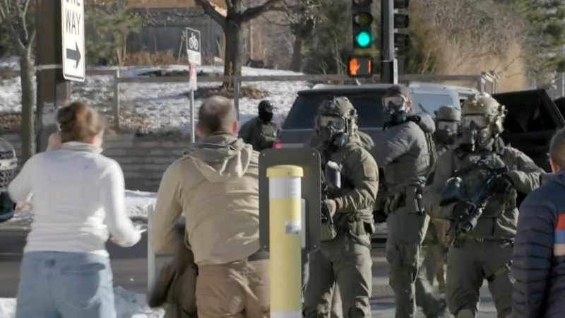 New footage of Alex Pretti in a confrontation with ICE agents