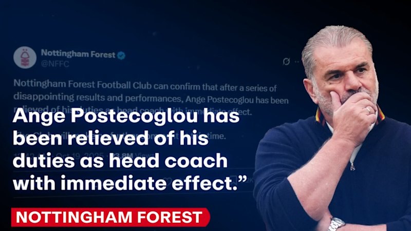 Ange Postecoglou axed from second Premier League club