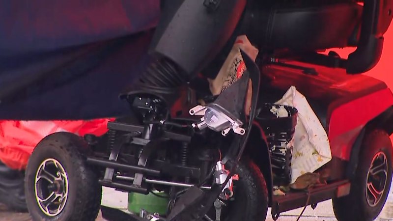 Mobility scooter rider killed after being hit by truck in Melbourne