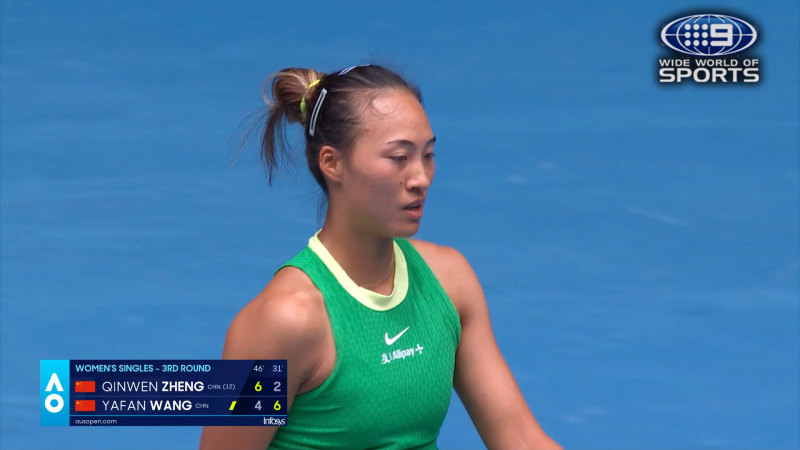 Australian Open Highlights: Qinwen Zheng v Yafan Wang