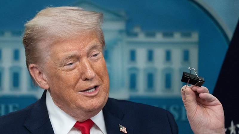 Highlights from Trump's anniversary press conference