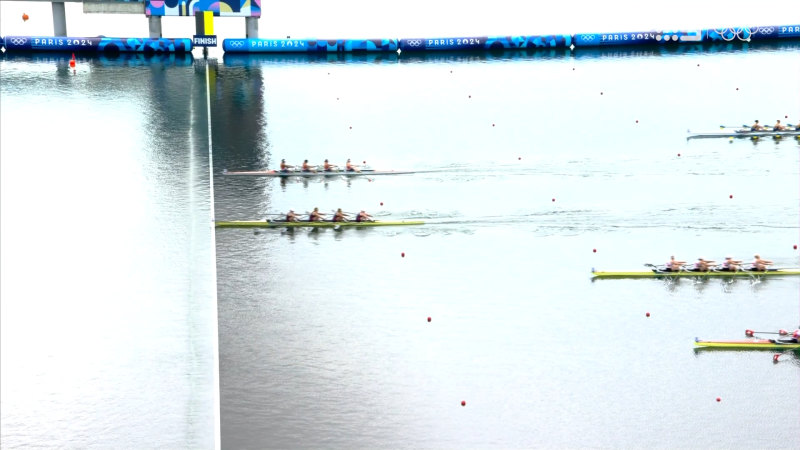 Epic finish as Britain wins gold in rowing thriller