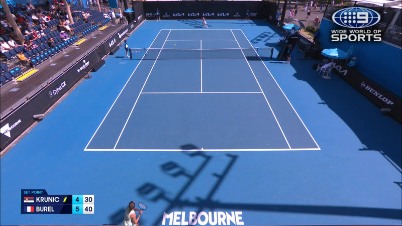 Australian Open Highlights: Clara Burel v Aleksandra Krunic