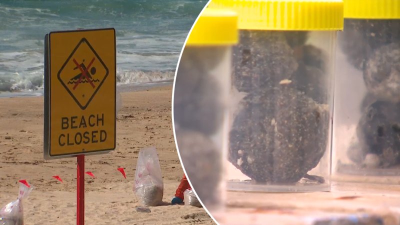 Iconic Sydney beaches close as government moves into investigate mysterious ball debris