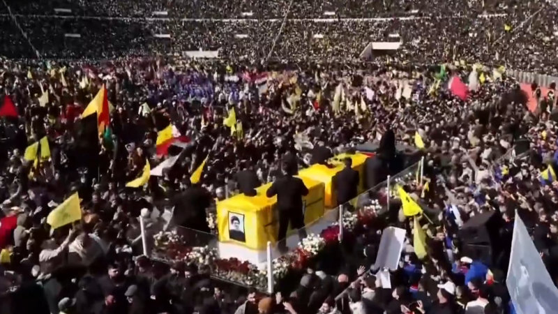 Thousands attend Hezbollah leader’s funeral